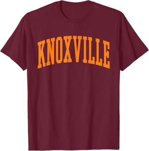Knoxville Tennessee Classic Style T-Shirt - T-Shirt | Maroon