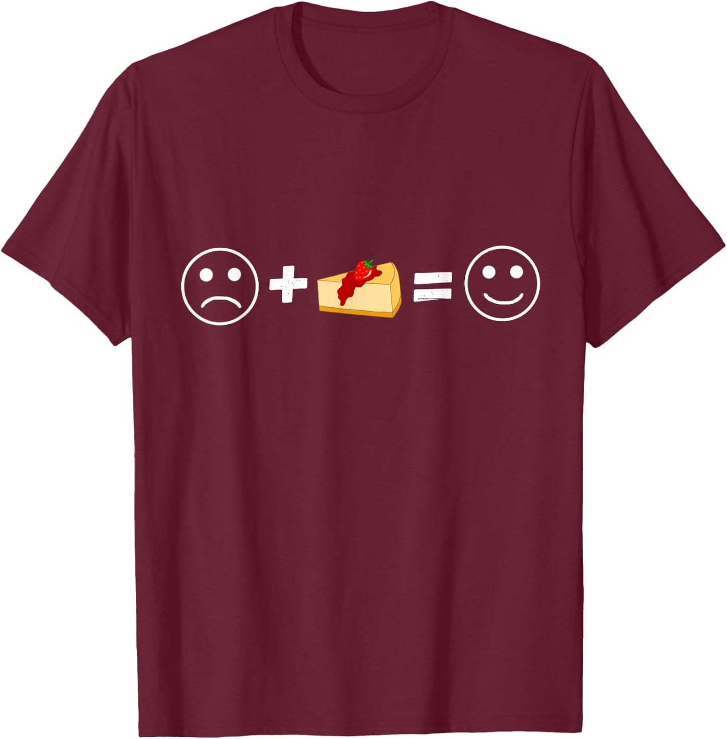 Cheesecake Dessert Lovers Cakes Cake Emotion T-Shirt - T-Shirt | Maroon
