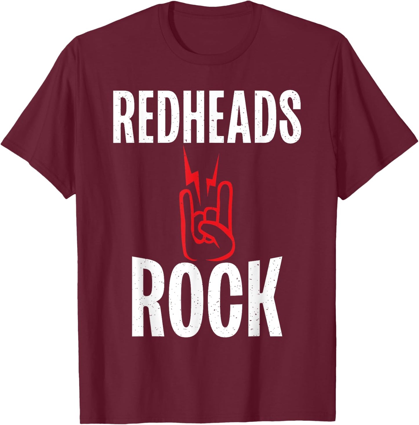 Redheads Rock Redhead T-Shirt - T-Shirt | Maroon