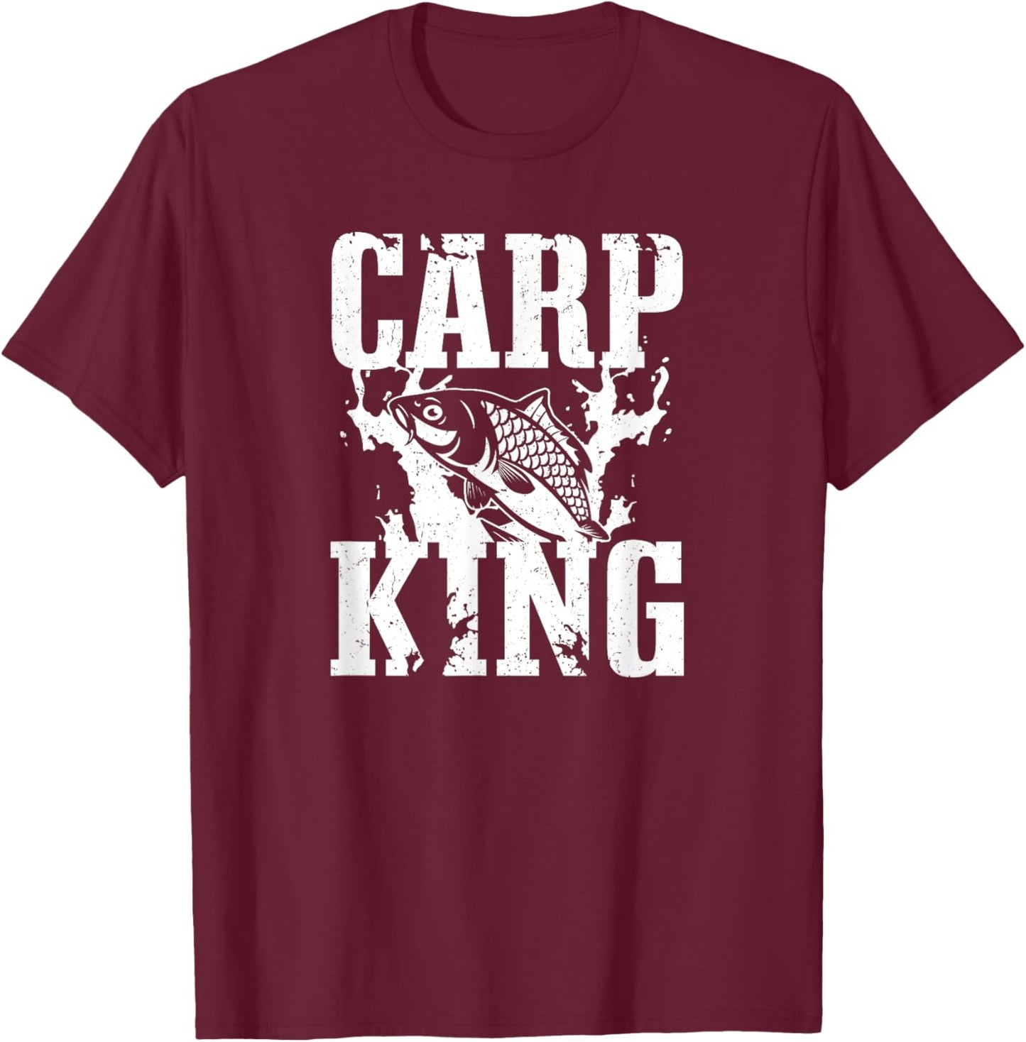 Carp King T-Shirt - T-Shirt | Maroon