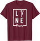 Line Mom Lineman Mom Of A Lineman Mama Line Mother T-Shirt - T-Shirt | Maroon