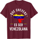 Venezuela Flag Pride Bandera Venezolana Camiseta Mujer Girl T-Shirt - T-Shirt | Maroon