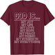 God is My All | God is My Everything T-Shirt - T-Shirt | Maroon