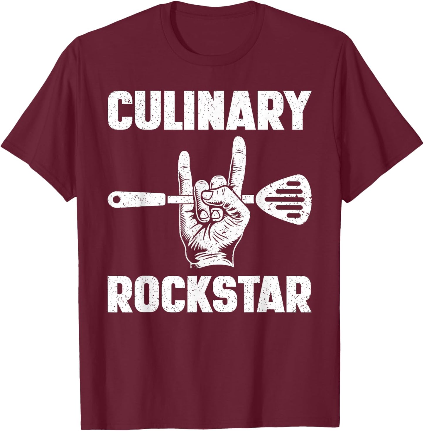 Culinary Design Women Chef Cook Culinary Lover T-Shirt - T-Shirt | Maroon