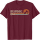 Spearfish Dad Men Father Speardiver Hogfish Spearfishing T-Shirt - T-Shirt | Maroon