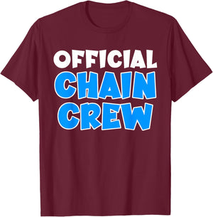 Official Chain Crew American Football Game T-Shirt - T-Shirt | Maroon
