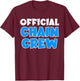 Official Chain Crew American Football Game T-Shirt - T-Shirt | Maroon