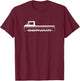 Corvair Rampside Illustration T-Shirt - T-Shirt | Maroon