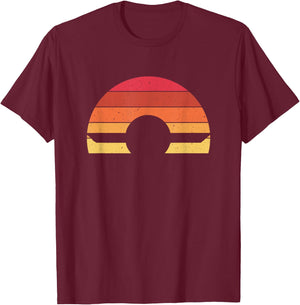 Onewheel GT Vintage Sunset Float GTS One Wheel T-Shirt - T-Shirt | Maroon