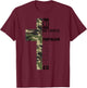 Camo Spanish Bible Verse Christian Cristo Cristiano Verso T-Shirt - T-Shirt | Maroon