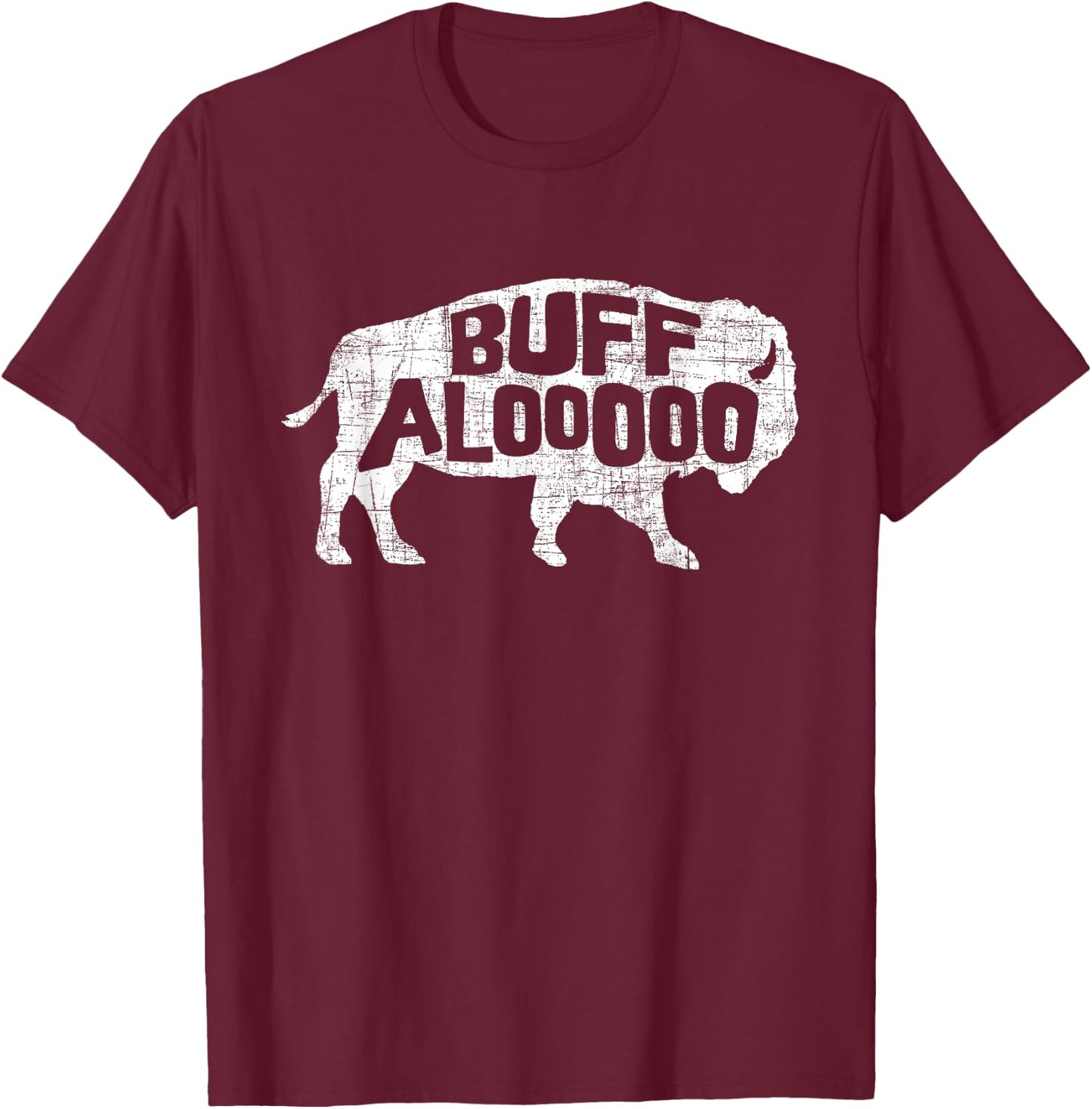 American Bison Buffalo Lover Wildlife Outdoor National Park T-Shirt - T-Shirt | Maroon