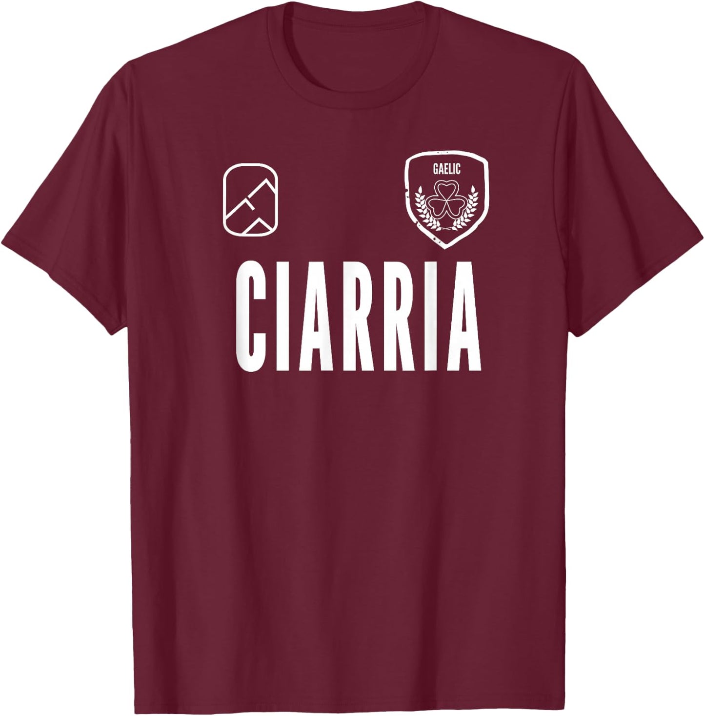 Kerry An Ciarrai Gaelic Football Jersey T-Shirt - T-Shirt | Maroon