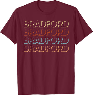 Bradford First Name My Personalized Named T-Shirt - T-Shirt | Maroon