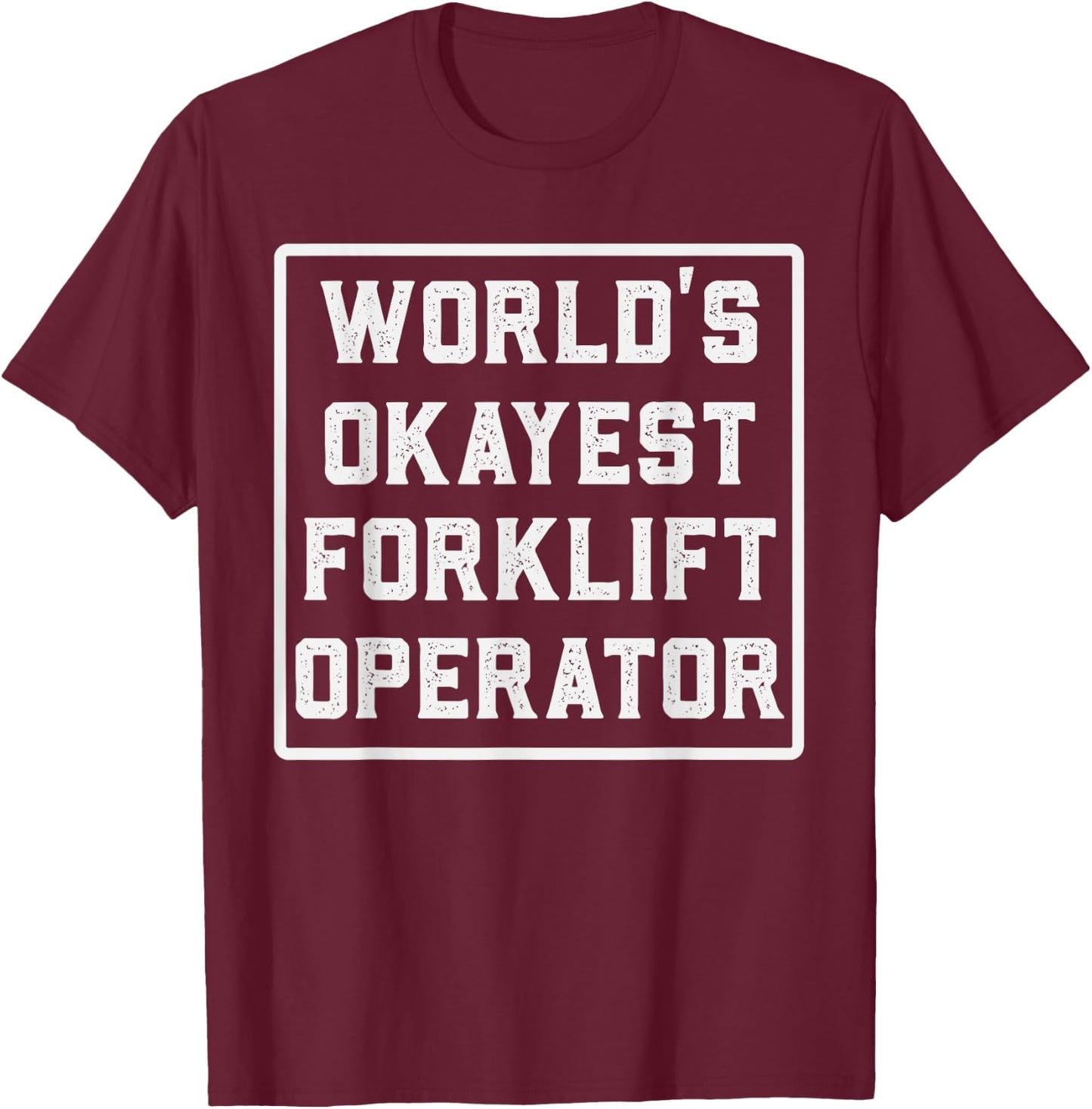Funny Forklift Art Women Certified Forklift Drivers T-Shirt - T-Shirt | Maroon