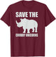 Save The Chubby Unicorns Shirt Funny Unicorn Animal Lover T-Shirt - T-Shirt | Maroon