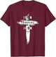 Iron Sharpens Iron Proverbs 27:17 Christian T-Shirt - T-Shirt | Maroon