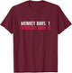 Broken Arm Monkey Bars 1 My Arm 0 Bone Injury Get Healthy Soon T-Shirt - T-Shirt | Maroon