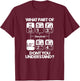 18 Speed What Don't You Understand Funny Truck Driver Humor T-Shirt - T-Shirt | Maroon