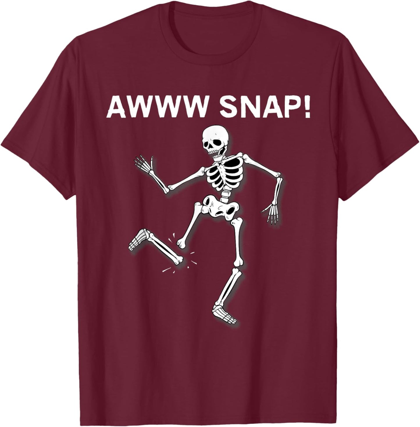 Funny Broken Leg Art Women Kids Foot Ankle Surgery T-Shirt - T-Shirt | Maroon