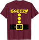 Dwarf Easy Halloween Costume Group Men Women Kids Matching T-Shirt - T-Shirt | Maroon