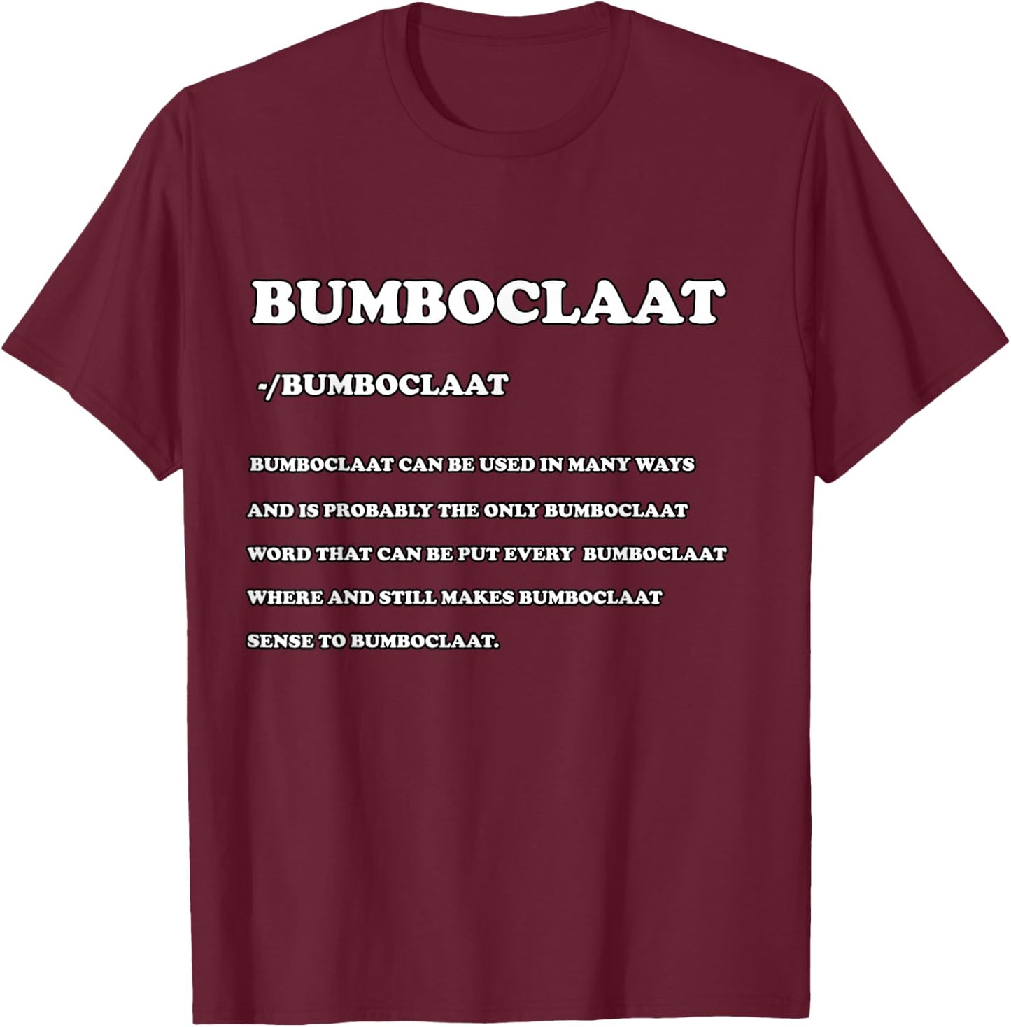 Bumboclaat blm T-Shirt - T-Shirt | Maroon