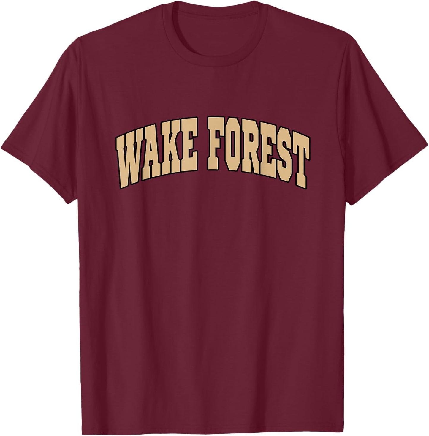Wake Forest - Throwback Design - Classic T-Shirt - T-Shirt | Maroon