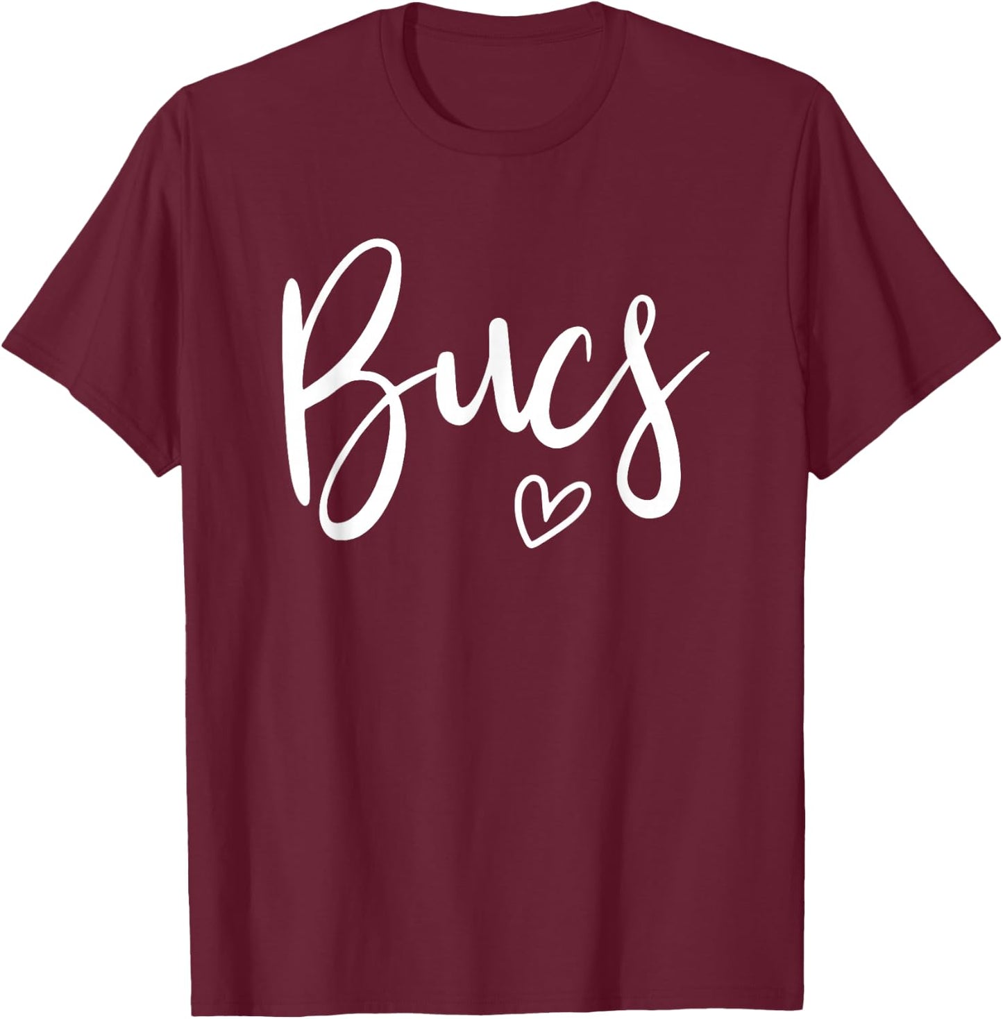 Bucs High Buccaneers Sports Team Women's Buccaneers T-Shirt - T-Shirt | Maroon