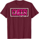 Cheer Captain Cheerleading T-Shirt - T-Shirt | Maroon