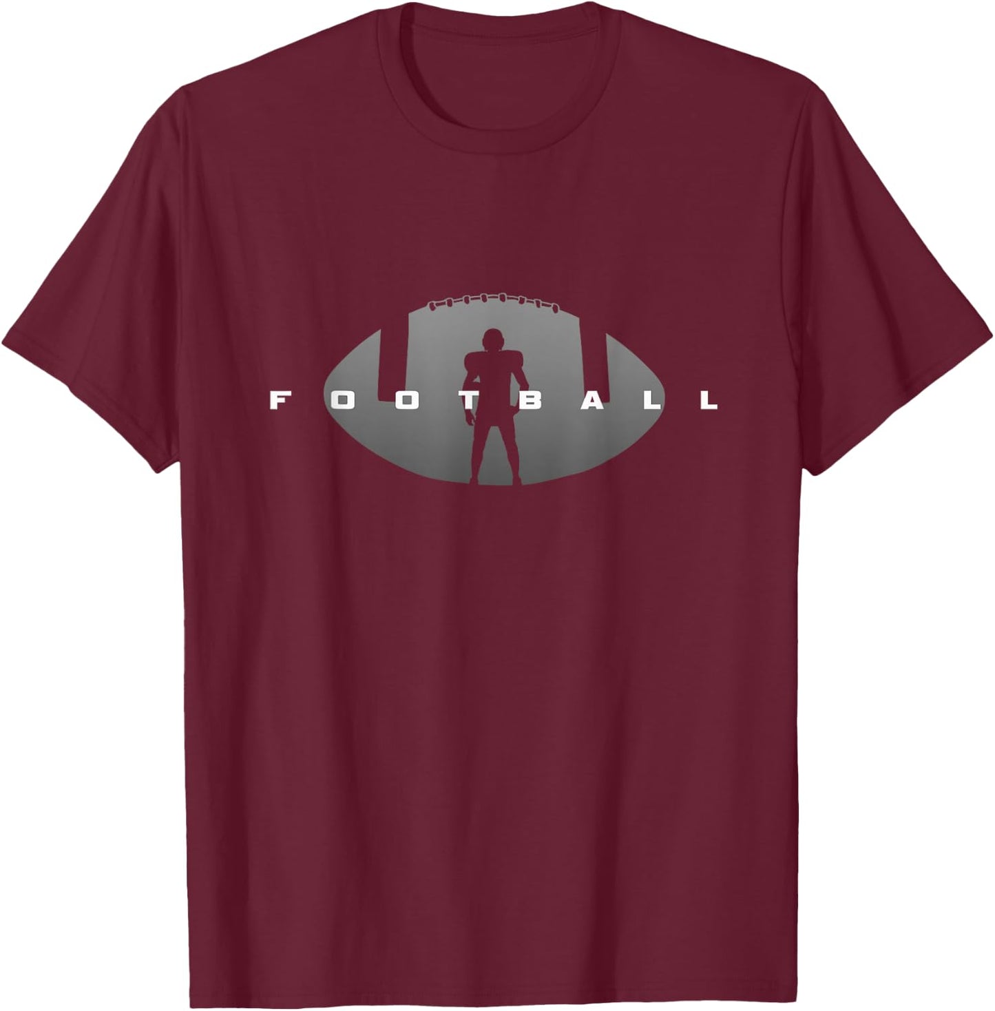 Football Apparel - Football Small T-Shirt - T-Shirt | Maroon