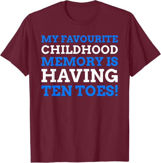 Diabetes Amputated Toes Gifts & Funny Toe Amputee T-Shirt - T-Shirt | Maroon