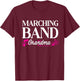 Marching Band Grandma Grandmother Band Member Women T-Shirt - T-Shirt | Maroon