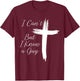 I Can't But I Know A Guy Cross T-Shirt - T-Shirt | Maroon