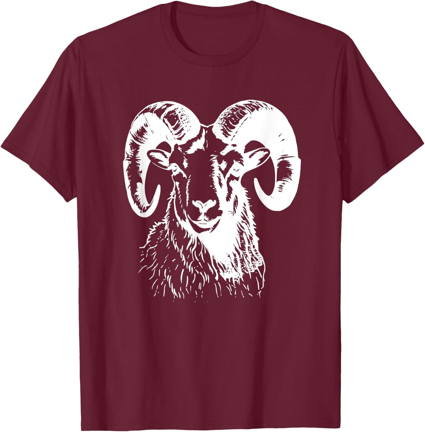 Bighorn Sheep Big Horn Sheep T-Shirt - T-Shirt | Maroon