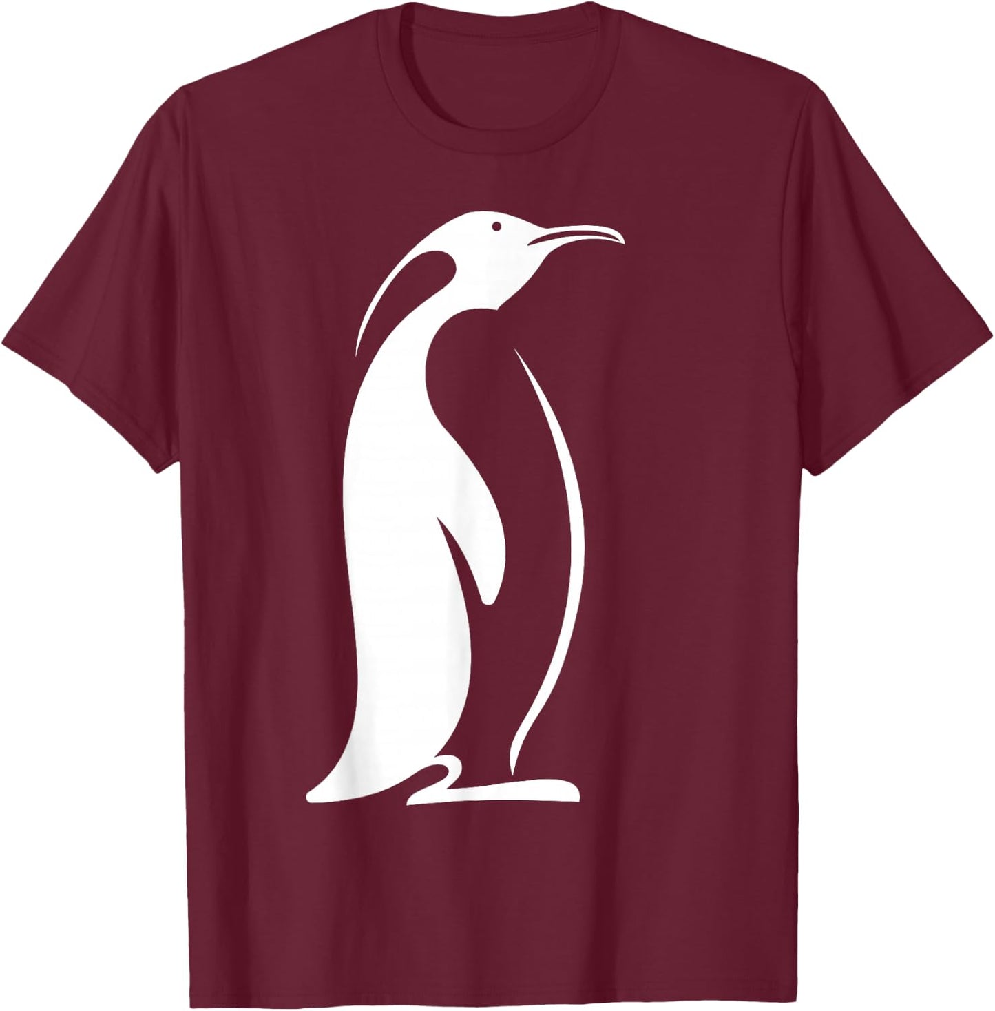 Penguin Logo T-Shirt - T-Shirt | Maroon