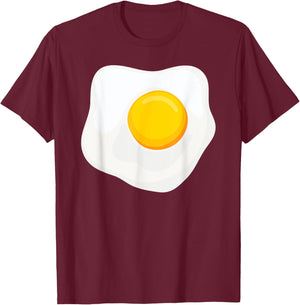 Funny Food Halloween Costume Egg costume Adult Kids Toast T-Shirt - T-Shirt | Maroon