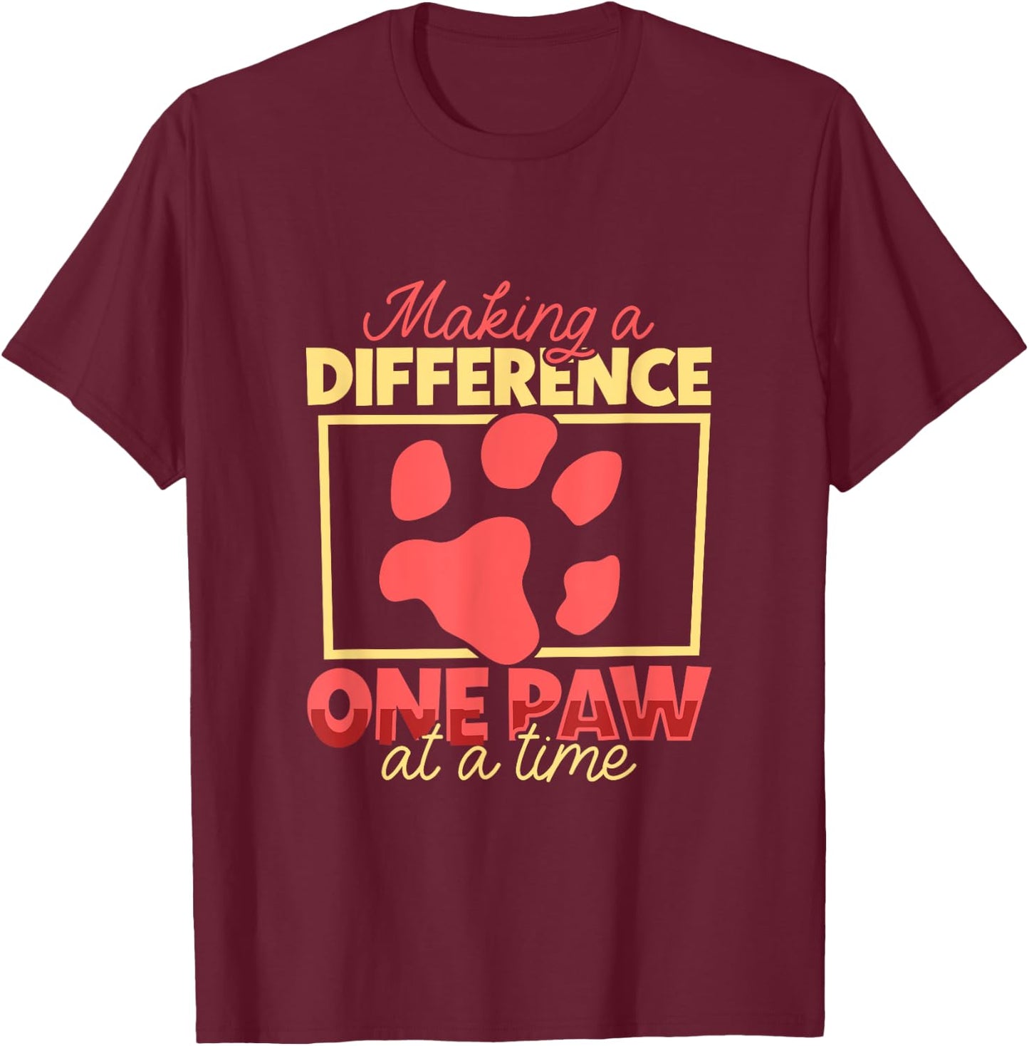 Animal protection - Animal shelter worker T-Shirt - T-Shirt | Maroon