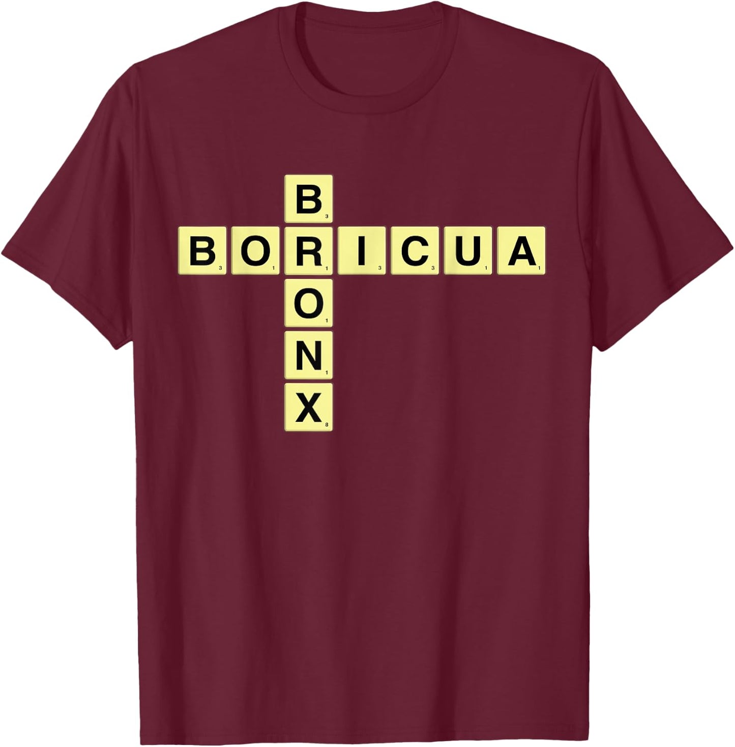 Bronx Boricua Nuyorican NY New York Puerto Rican Puzzle T-Shirt - T-Shirt | Maroon