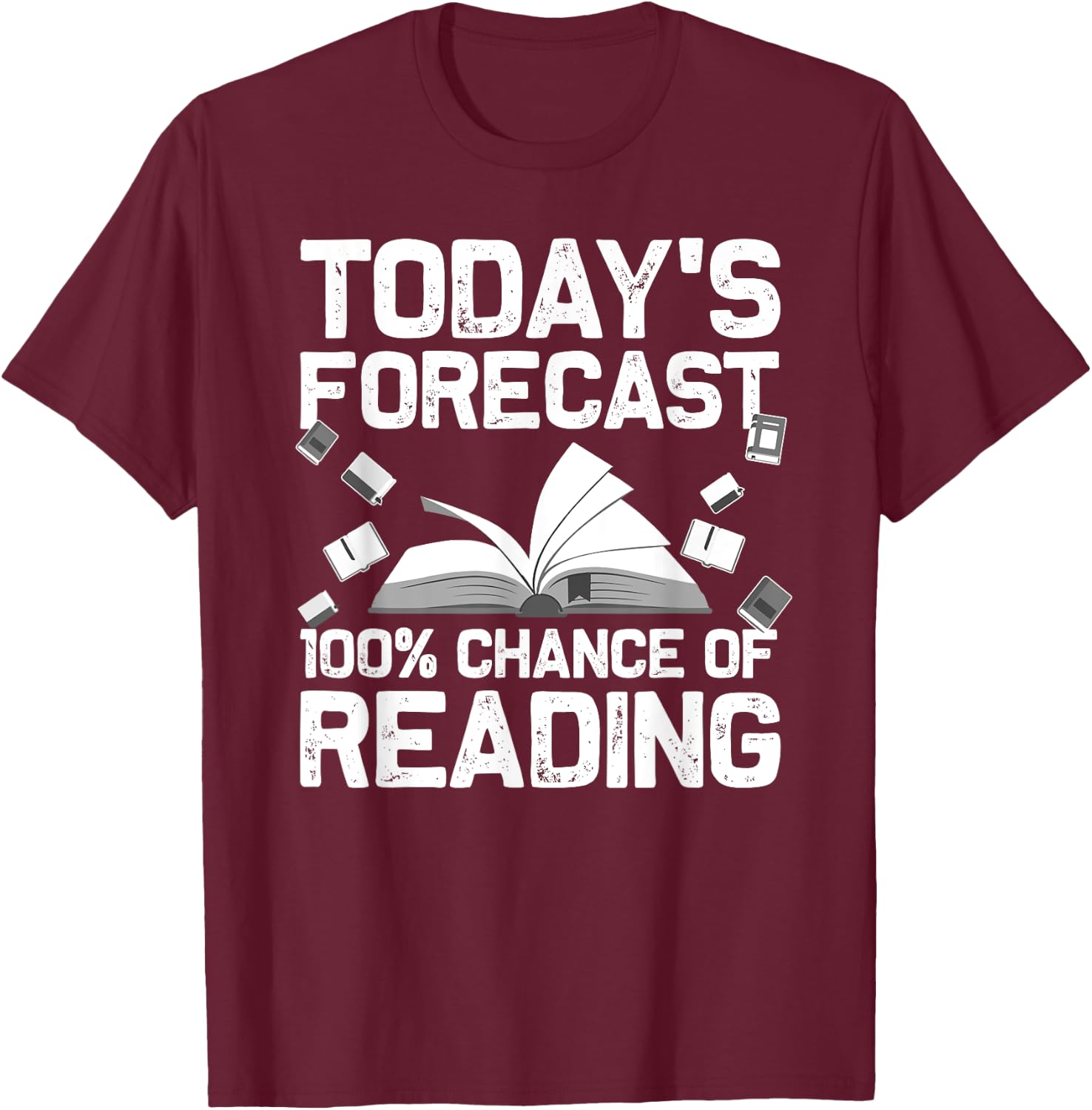 Funny Reading Art Women Bookworm Reading Book Lovers T-Shirt - T-Shirt | Maroon
