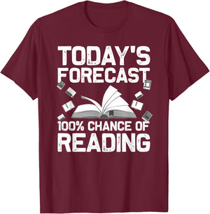 Funny Reading Art Women Bookworm Reading Book Lovers T-Shirt - T-Shirt | Maroon