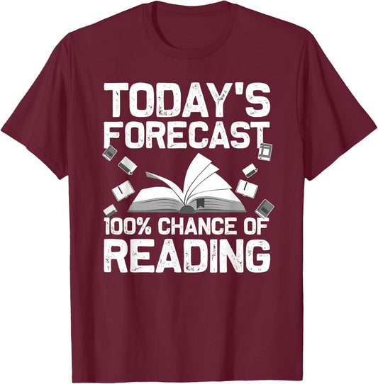 Funny Reading Art Women Bookworm Reading Book Lovers T-Shirt - T-Shirt | Maroon