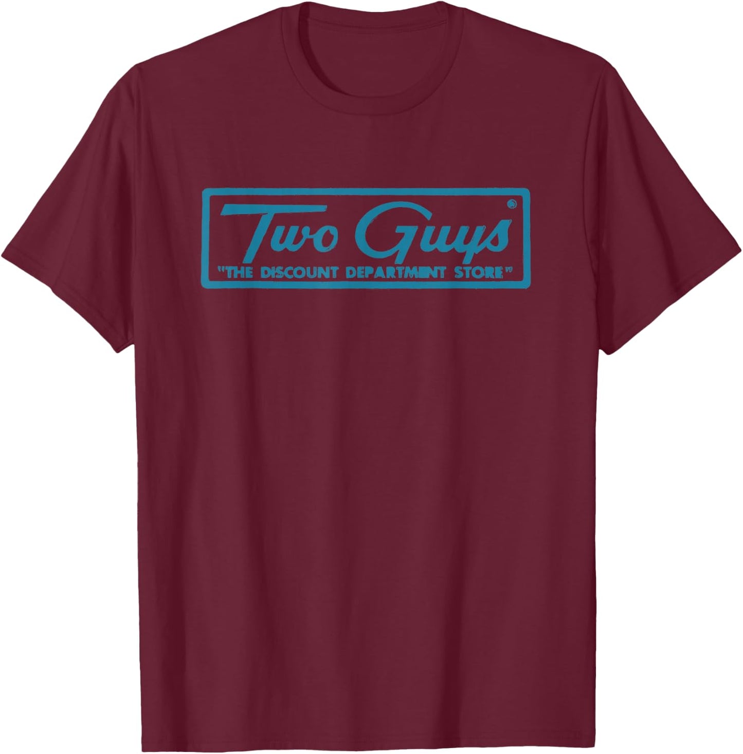 Two Guys Store Retro Vintage T-Shirt - T-Shirt | Maroon
