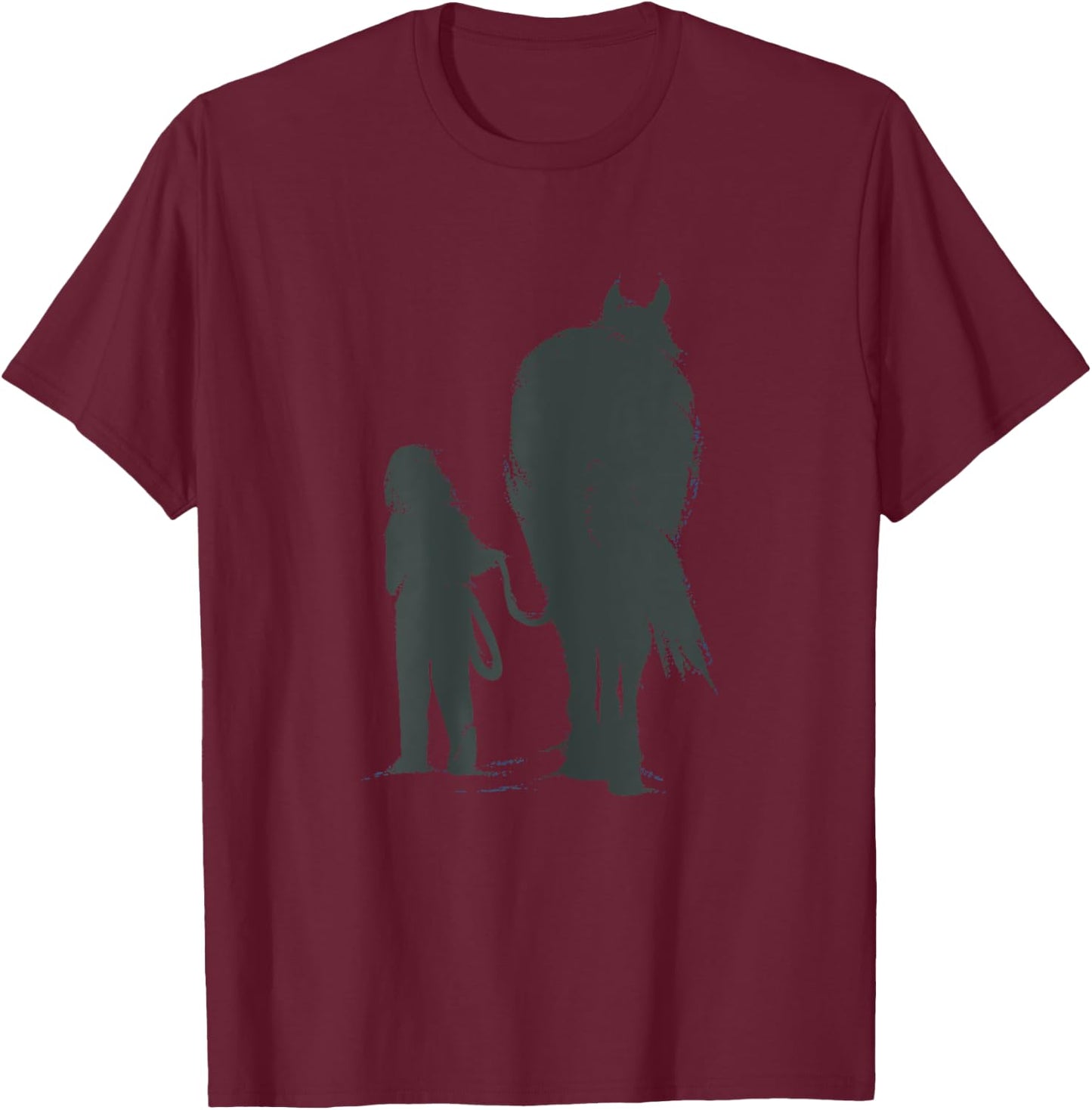 Horseback Riding Equestrian Horse Girl T-Shirt - T-Shirt | Maroon