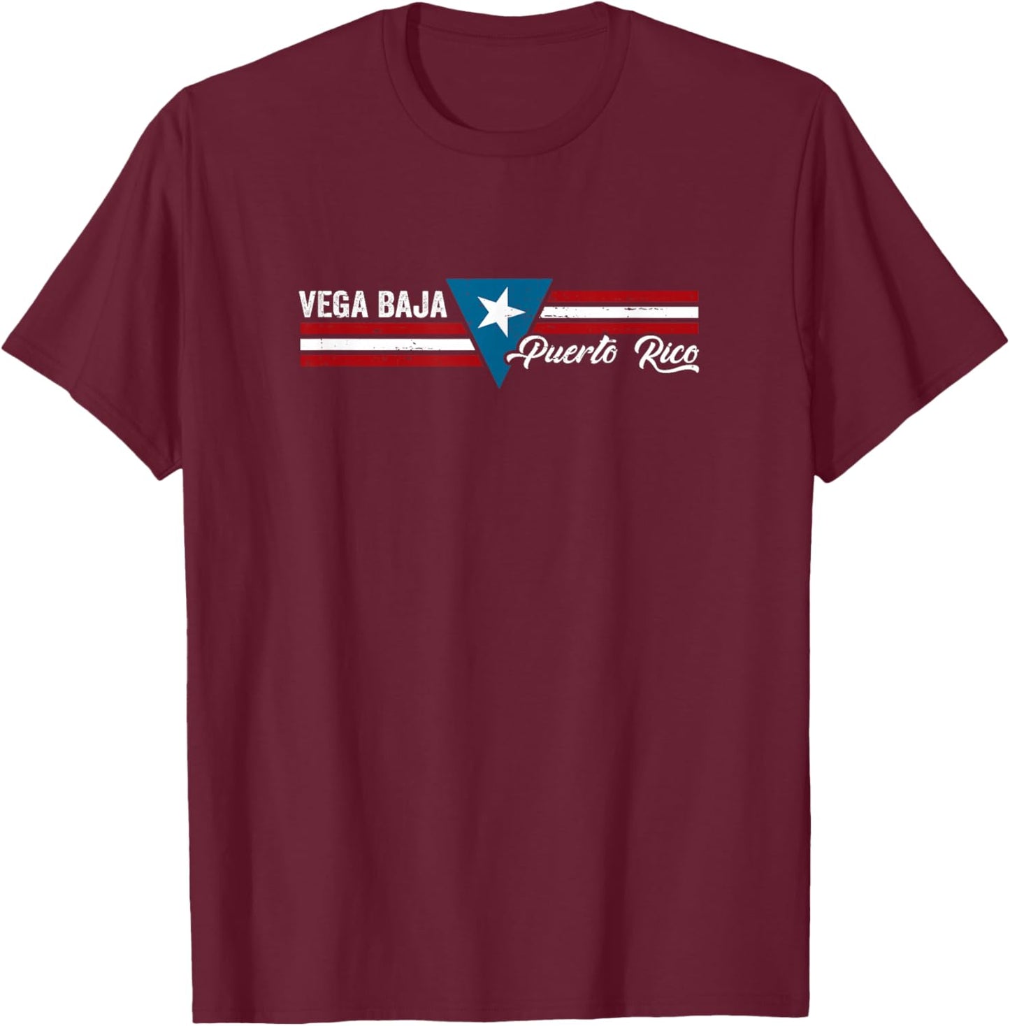 Vega Baja Puerto Rico T-Shirt - T-Shirt | Maroon