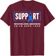 Mesothelioma Awareness Shirt, Support Mesothelioma Awareness T-Shirt - T-Shirt | Maroon