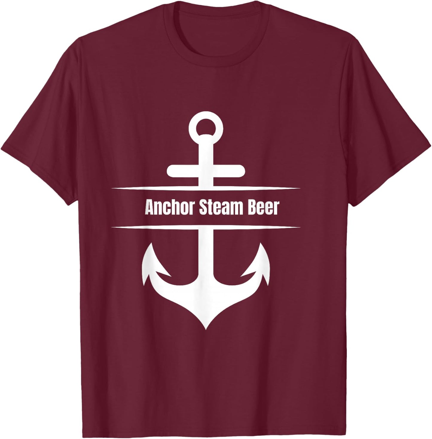 Anchor Steam Beer T-Shirt - T-Shirt | Maroon
