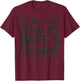 It's Not Easy Being My Wife's Arm Candy Funny Husband T-Shirt - T-Shirt | Maroon