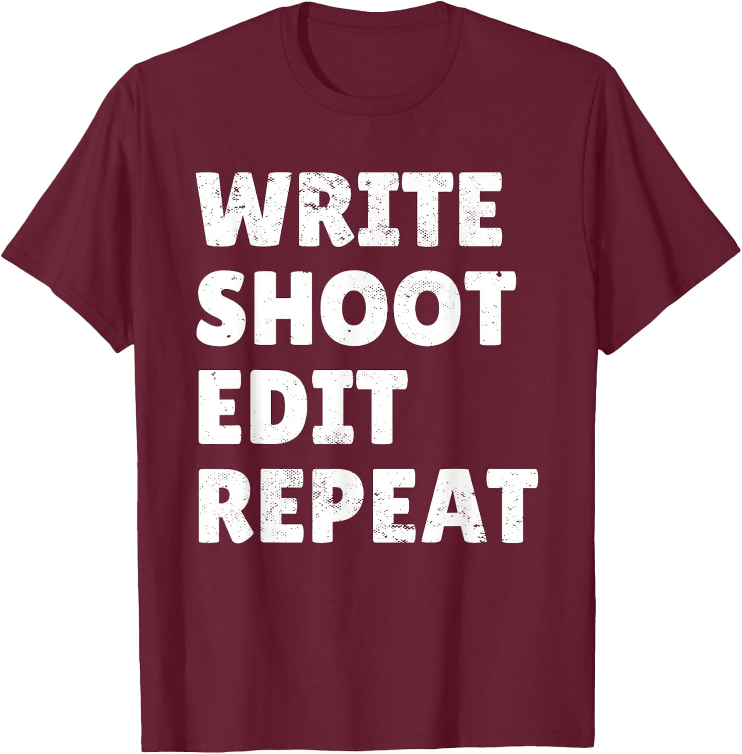 Movie Producer Video Production Filmmaker Film Director T-Shirt - T-Shirt | Maroon