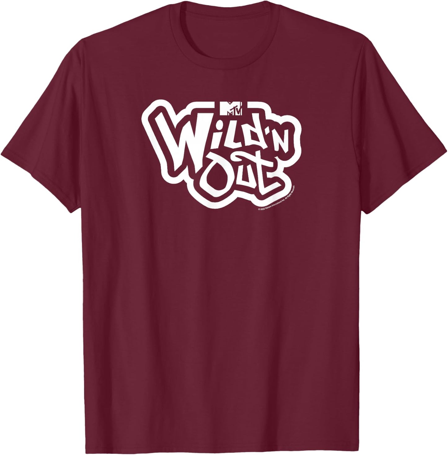 Wild 'N Out Official Logo T-Shirt - T-Shirt | Maroon
