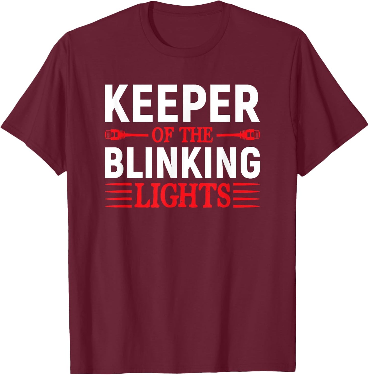 Network Technician Funny Sayings for VLAN T-Shirt - T-Shirt | Maroon