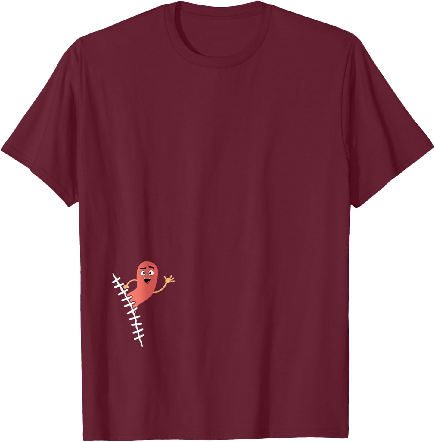 Appendix Removal - Appendicitis Appendectomy Post-Surgery T-Shirt - T-Shirt | Maroon